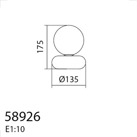 Lampa stołowa OLIVIA biały 1xG9 ceramiczna, szklany klosz