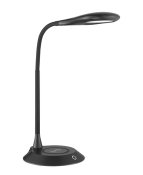 Lampa stołowa MAGI 5W 4000K 500lm czarny, włącznik dotykowy, ściemnianie, ładowarka indukcyjna