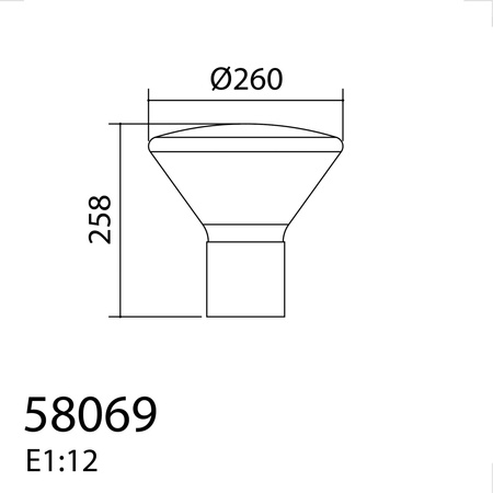 Lampa stołowa DELTA mosiądz mat E27 szkło transparentne