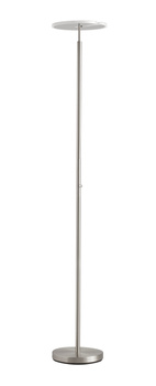 Lampa podłogowa VEGA S chrom matowy 40W 3000K ściemniacz z włącznikiem