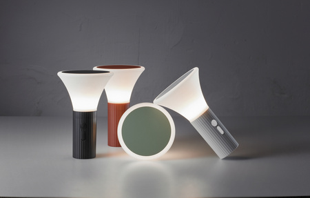 Lampa stołowa SPOT biały mat 3W akumulatorowa przenośna IP44 ściemnianie 3 stopniowe