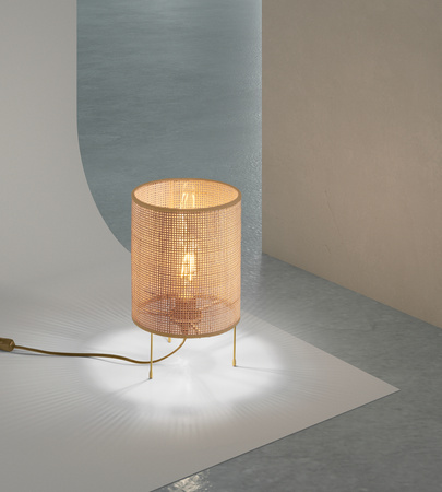 Lampa stołowa ATILA naturalny ø19cm 1xE27