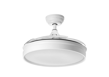 Wentylator BLANES biały Ø107 DC 32W 4A LED 36W CCT zmienna barwa, pilot