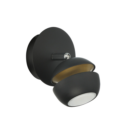 Lampa ścienna MIC B1 1xGU10 czarny mat, złoty