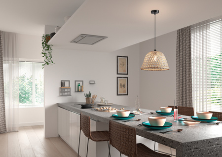 Lampa wisząca DAVID naturalny bambus Ø35cm 1xE27