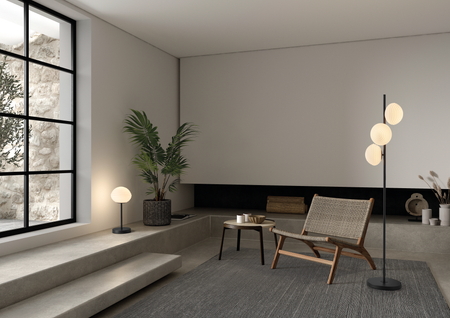 Lampa podłogowa CIAO mosiądz mat 3xE27 Ø18