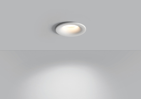 Lampa podtynkowa łazienkowa NOBEL biały mat GU10 ø85mm IP65