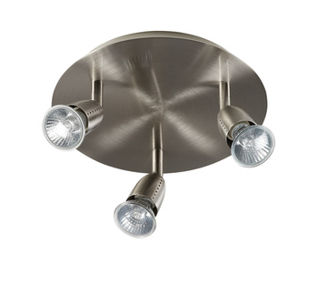 Lampa sufitowa ECCO 3xGU10 chrom matowy