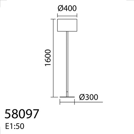 Lampa podłogowa NOELIA czarny mat, drewno naturalne 1xE27 abażur biały
