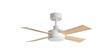 Wentylator TASOS biały, naturalny BLADES Ø107 DC 30W LED 24W CCT zmienna barwa, pilot