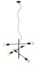 Lampa wisząca ATENEA czarny 6xE27