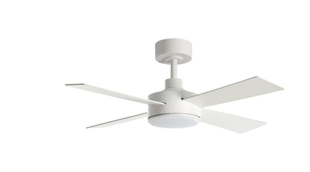 Wentylator TASOS biały, naturalny BLADES Ø107 DC 30W LED 24W CCT zmienna barwa, pilot