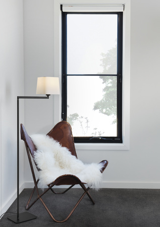 Lampa podłogowa FINESS S nikiel mat 1xE27 regulowana, abażur biały w komplecie