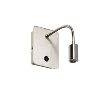 Lampa ścienna READER FLEX chrom matowy LED 3W 3000K