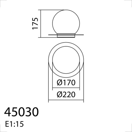 Lampa stołowa FLOC czarny mat, drewniany naturalny Ø17 1xE27 szkło mlecznobiałe