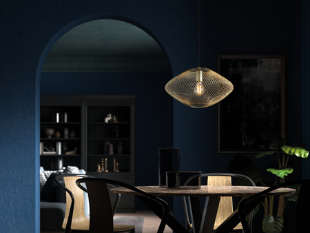 Lampa wisząca ALAN złoty Ø37cm 1xE27