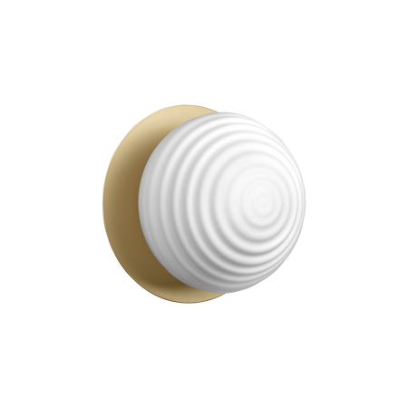 Lampa ścienna CIAO mosiądz mat 1XE27 Ø18