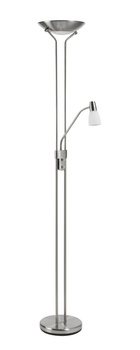 Lampa podłogowa DORÍS 2xE27+1xE14 chrom matowy