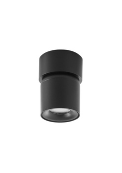 Lampa sufitowa łazienkowa MARTINA czarny mat GU10 Ø94mm IP44