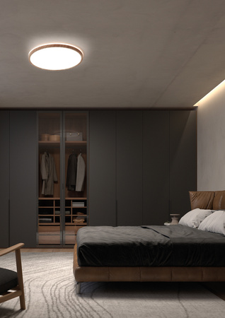 Lampa sufitowa OSONA biały LED 26+6W Ø32 CCT 3000-4000-5000K (przód), tył wyłącznie wyłącznie 3000K (zmienna moc)