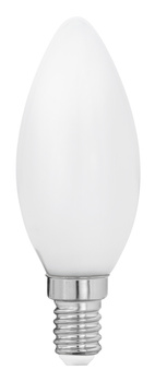 Żarówka LED C35 E14 6W 2700K filament mleczna