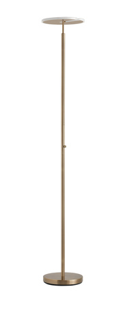 Lampa podłogowa VEGA S mosiądz antyczny LED 40W 3000K ściemniacz z włącznikiem