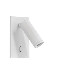 Lampa ścienna podtynkowa ASIA biały mat LED 3W 120x60mm 3000K + włącznik