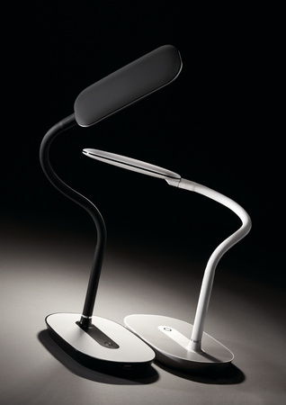 Lampa stołowa LENA czarny LED 6,5W 4000K 530lm ściemnianie 3 tryby, ładowarka USB