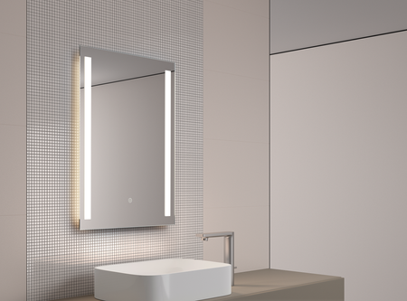 Lustro łazienkowe REFLEX 50x70 31W CCT 3000-4000-5500K IP44 ściemnianie dotykowe, funkcja odparowania