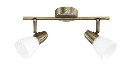 Reflektor SALSA 2xE14 mosiądz antyczny