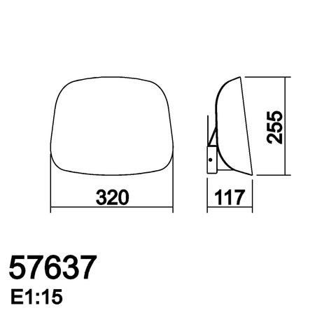 Lampa ścienna ELEA chrom matowy 2xE27 biały klosz z tkaniny
