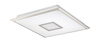 Lampa sufitowa NILA 47x47cm LED 40W 3000-6000K z pilotem (biały z gwiazdami, chrom matowy)