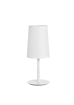 Lampa stołowa GRAU biały 1xE14 abażur biały, elastyczna