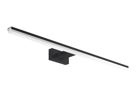 Lampa łazienkowa TIWALL czarny mat LED 20W 750mm 3000K IP44
