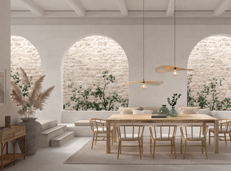 Lampa wisząca PAMELA bambus naturalny ø75cm 1xE27