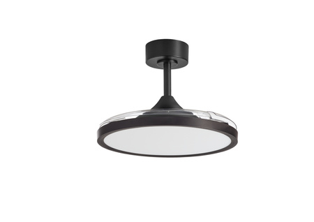 Wentylator CORFU BK Ø107 DC 33W 3A LED 42W CCT zmienna barwa, pilot