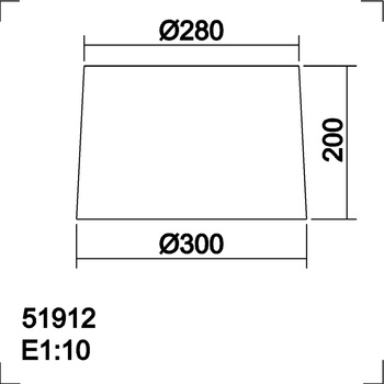 Abażur biały ø300mm (pasuje do Roomer stołowa 57683 57684)