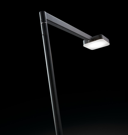 Lampa podłogowa FINESS czarny mat LED 6W 3000K ściemnialna, regulowana