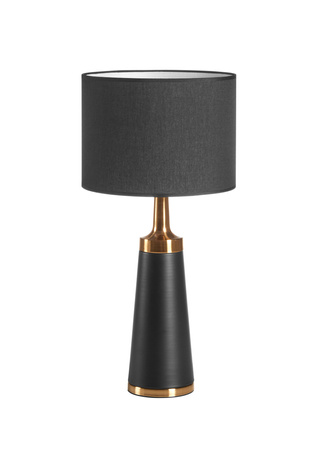 Lampa stołowa GAEL czarny 1xE27 abażur czarny