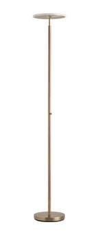 Lampa podłogowa VEGA S mosiądz antyczny LED 40W 3000K ściemniacz z włącznikiem