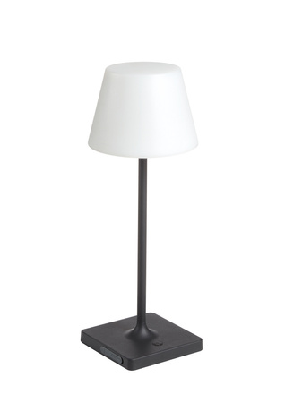 Lampa stołowa MASH czarny 2W 3000K IP44 akumulatorowa przenośna, ściemnianie