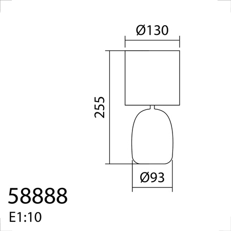Lampa stołowa BISBAL szary E14 ceramiczna, abażur szary