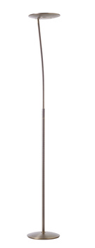 Lampa podłogowa ZENIT S brąz LED 30+10W 3000K ściemnialna