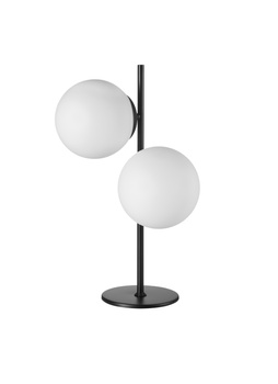 Lampa stołowa RONDO czarny mat 2xE27 15cm