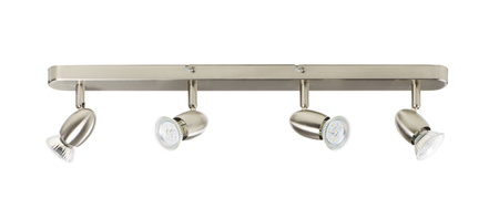 Lampa sufitowa OUVI 4xGU10 chrom matowy