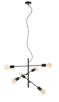 Lampa wisząca ATENEA czarny 6xE27