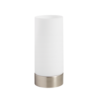 Lampa stołowa ELI chrom matowy 1xE27 włącznik dotykowy