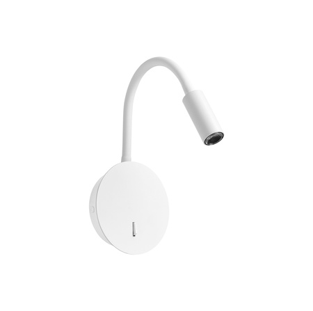 Lampa ścienna FONT S biały mat 3W 3000K włącznik