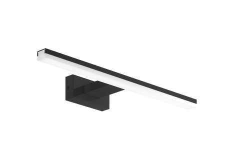 Lampa łazienkowa TIWALL czarny mat LED 12W 450mm 4000K IP44