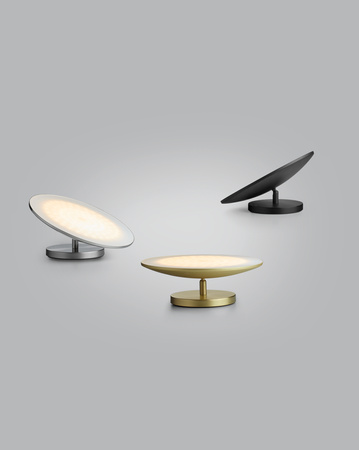 Lampa stołowa BOOM chrom matowy LED 48W 2700K CRI90 ściemnialna